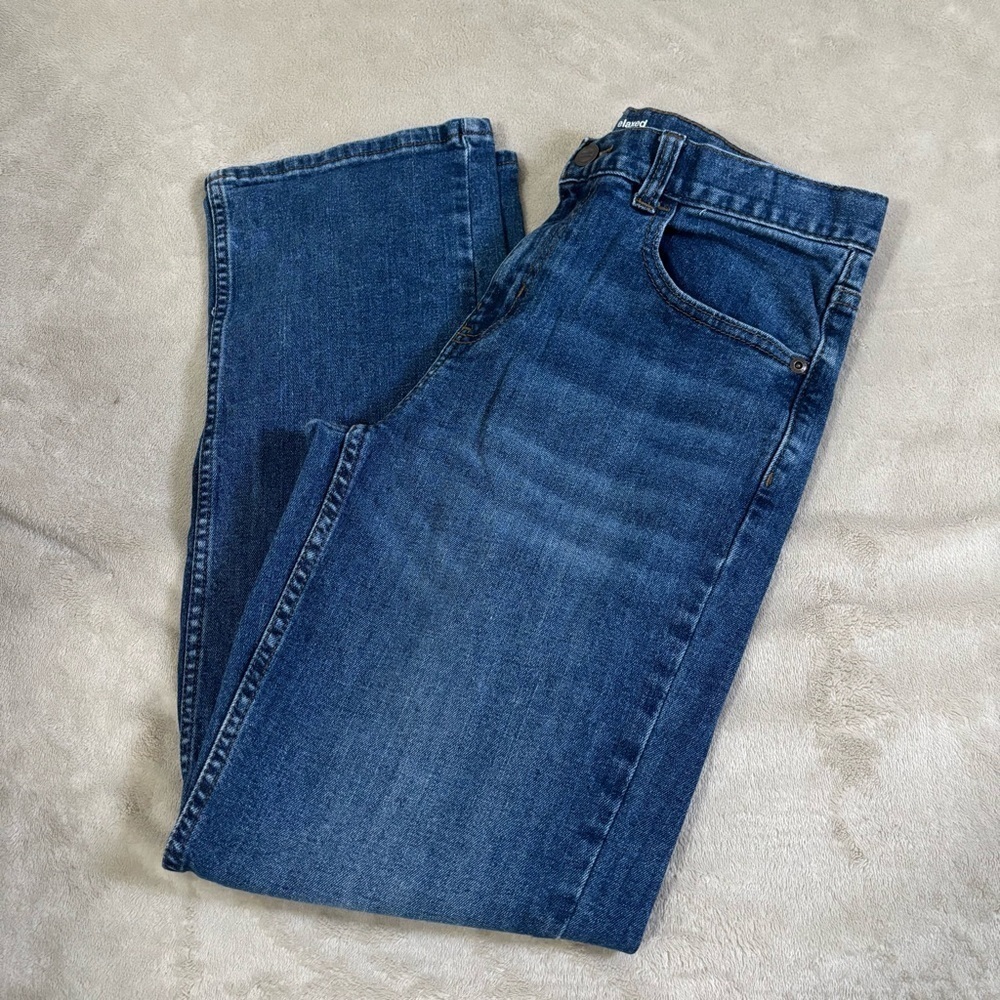 Wonder Nation Relaxed Fit Classic Blue Denim Jeans with Adjustable Waistband